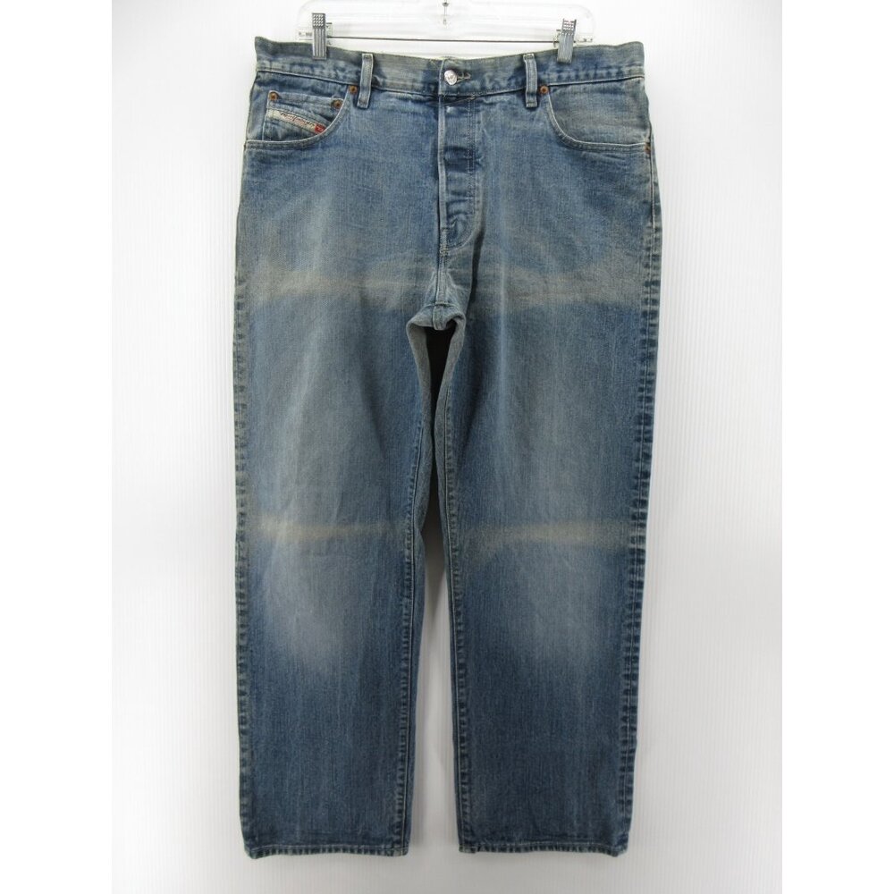Diesel Jeans 38 Loose Button Fly Streetwear Skater Faded Italy 38X30*